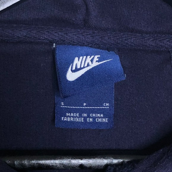 Nike Women's Small Pullover Hoodie, Dark Blue - Picture 5 of 7